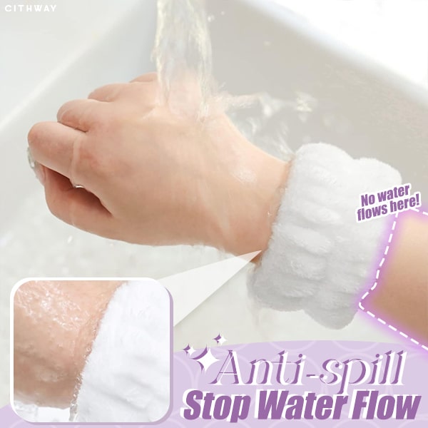 Cithway™ Anti-Dripping Water-Absorbing Wrist Wash Band