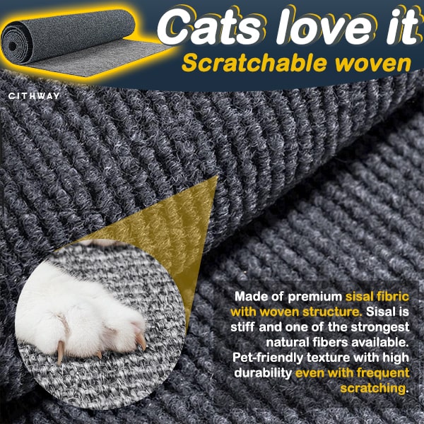 Cithway™ Free-cut Self-adhesive Cat Scratching Pad