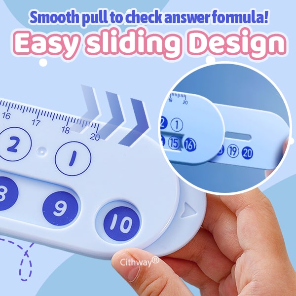 Cithway® Kid Easy-Learning Mathematical Ruler