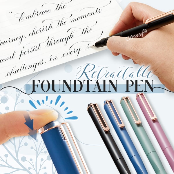 Cithway® One-Press Retractable Fountain Pen