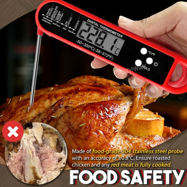 Cithway™ BBQ Instant Red Meat & Food Thermometer