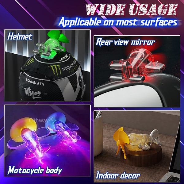 Cithway® Wind-Rider Mini LED Spinning Plane Ornament