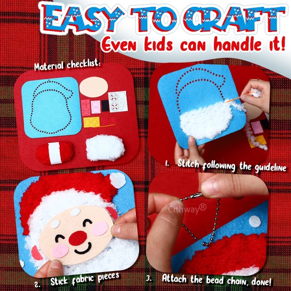 Cithway® Hand-Sewing DIY Wool Craft Kit