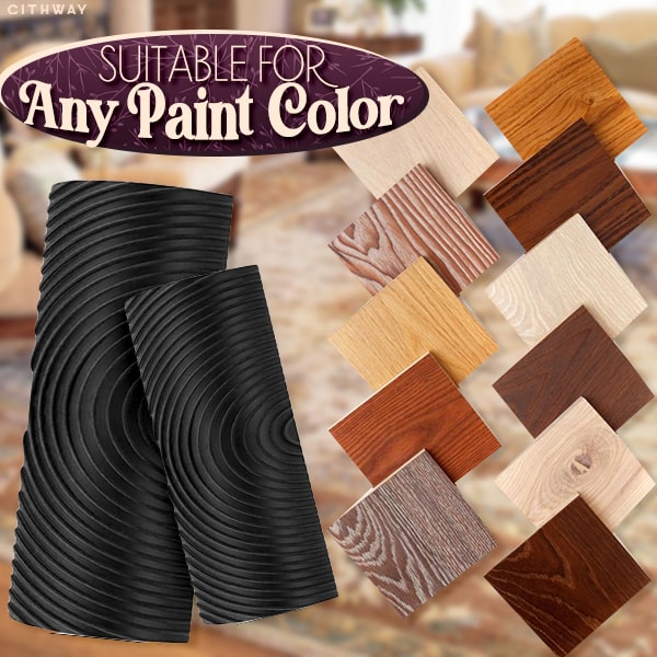 Cithway™ One-swipe Wood Graining Stamper Set