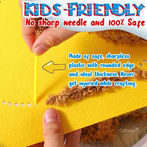 Cithway® Hand-Sewing DIY Wool Craft Kit