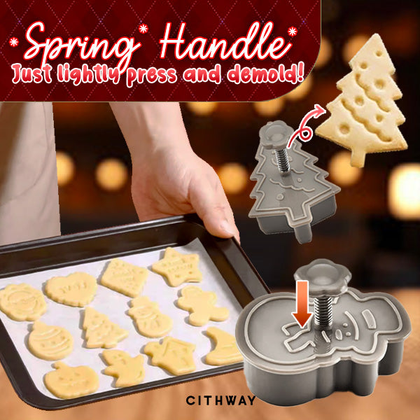 Cithway™️ Christmas Baking Spring Cookies Stamp Set (4pcs)