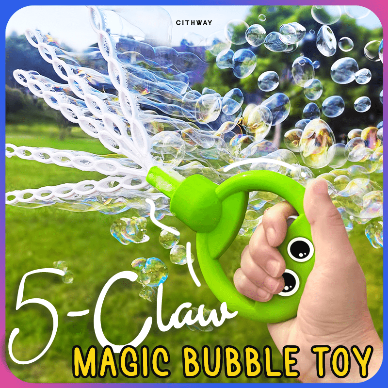 Cithway™ Fun 5-Claw Magic Bubble Toy