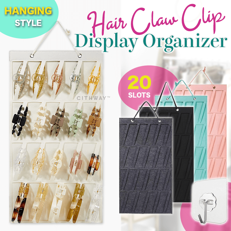 Cithway™ Hanging Hair Claw Clip Display Organizer