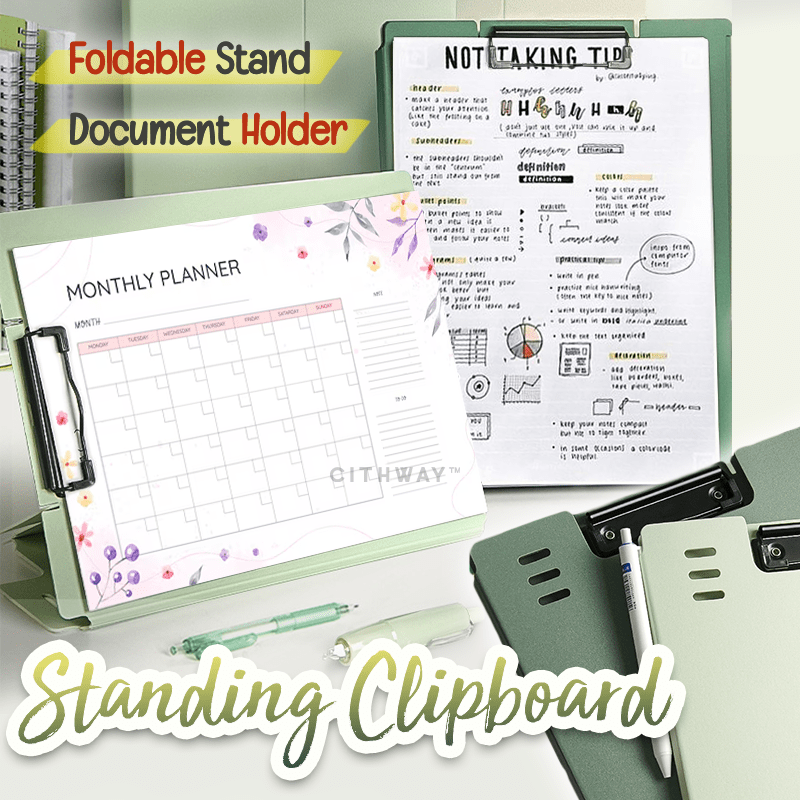 Cithway™ Standing Writing Pad Clipboard