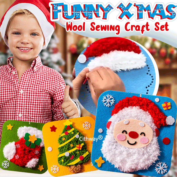 Cithway® Hand-Sewing DIY Wool Craft Kit