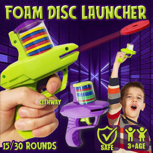 Cithway™ Flying Saucer Foam Disc Launcher