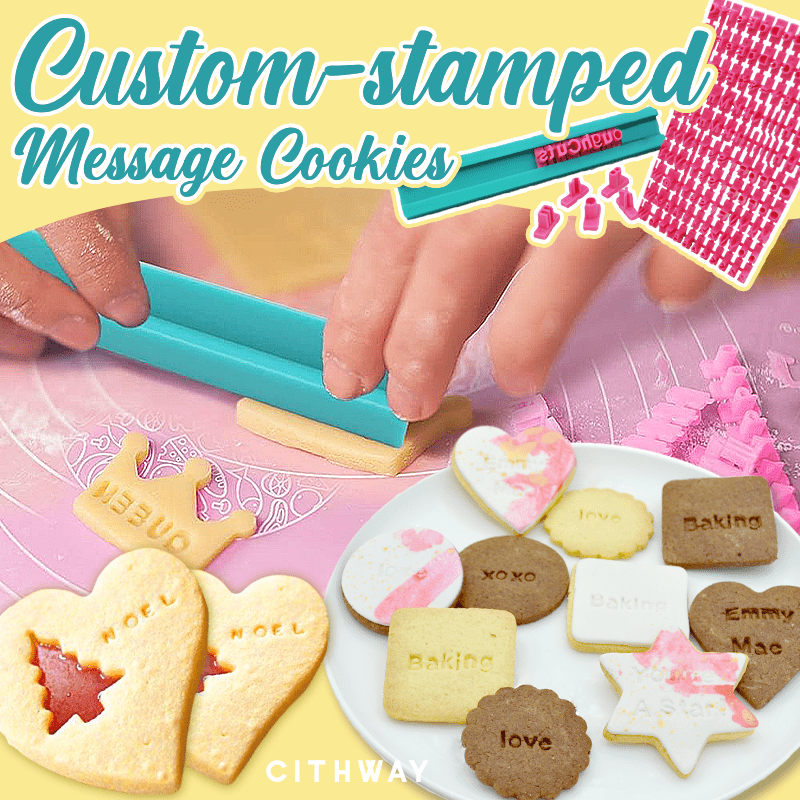 Cithway™ Alphabet Cookie Stamp Set (162 PCS)