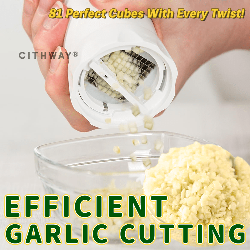 Cithway® Easy-Twist Garlic Chopper and Skin Peeler