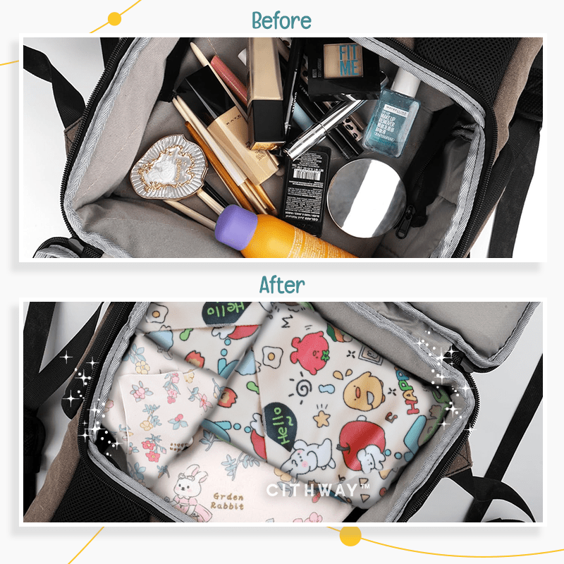 Cithway™ Magic Self-Adhesive Wrap Cloth Makeup Organizer