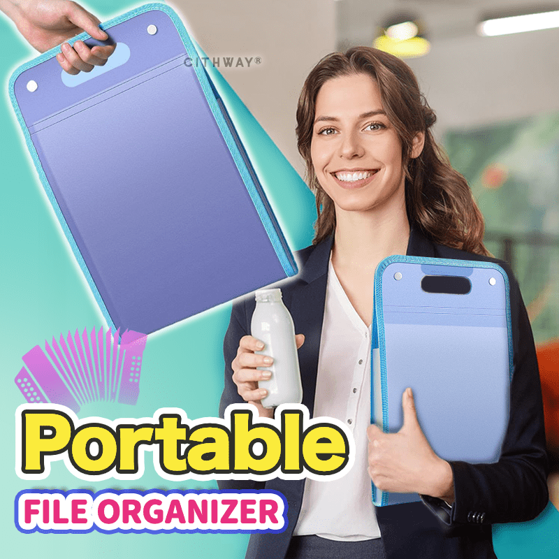 Cithway® Portable Expanding File Folder Organizer
