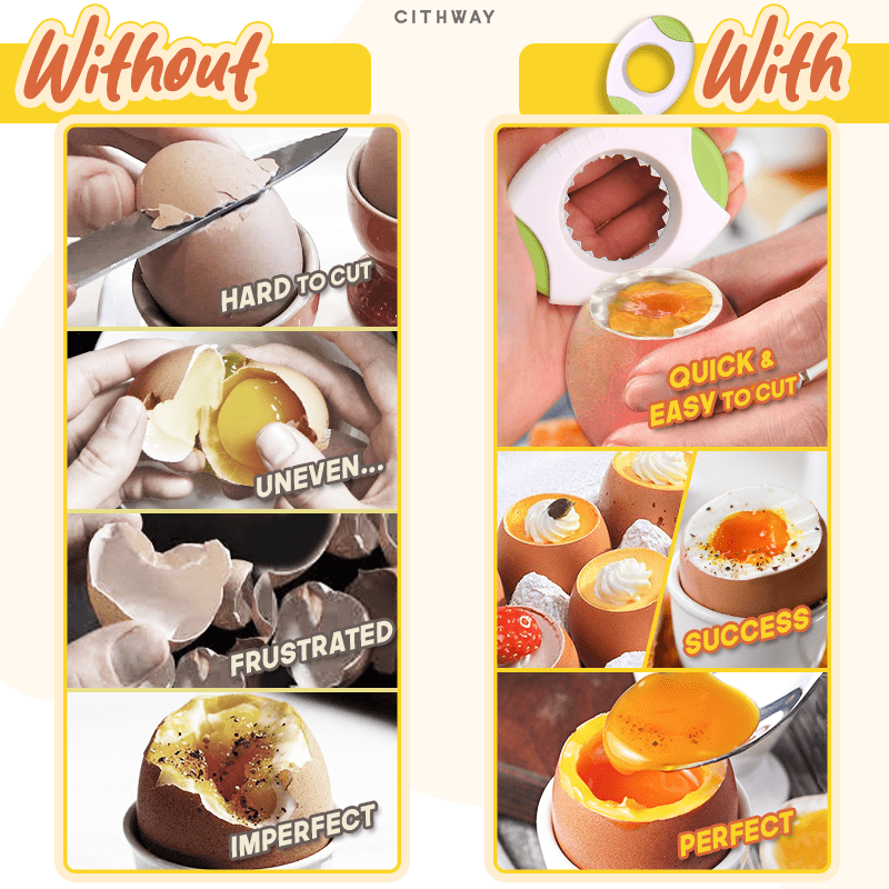 Cithway™ Multipurpose Egg Topper Shell Opener