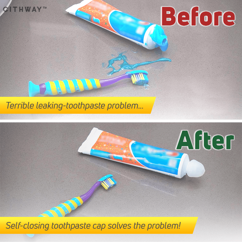 Cithway™ 2PCS of Self-Sealing Toothpaste Cap