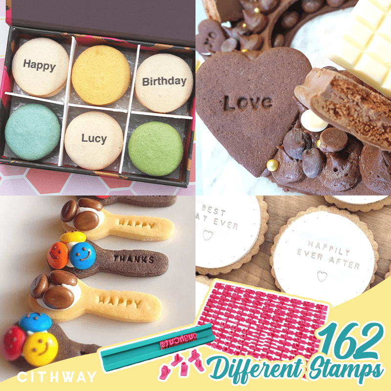 Cithway™ Alphabet Cookie Stamp Set (162 PCS)