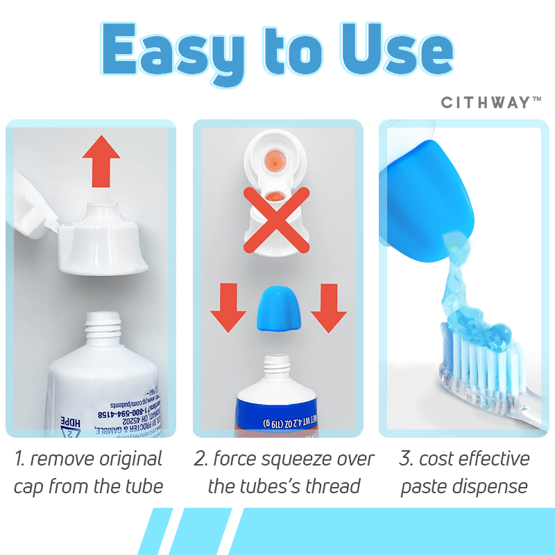 Cithway™ 2PCS of Self-Sealing Toothpaste Cap