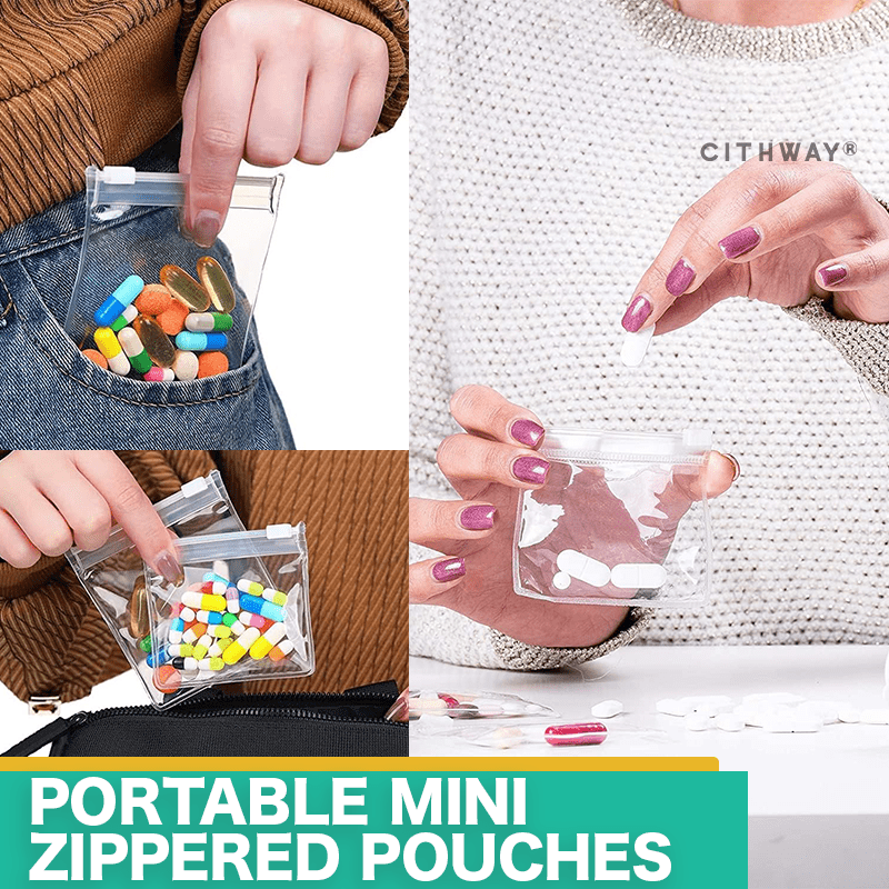 Cithway®  Reusable Zippered Mini Pouches (SET of 7)