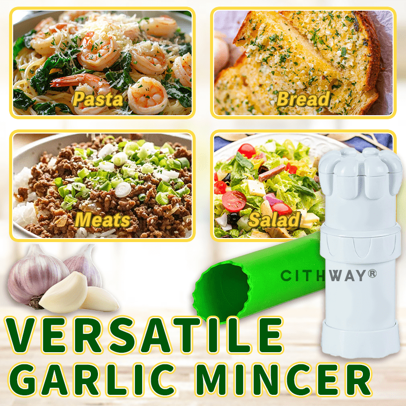 Cithway® Easy-Twist Garlic Chopper and Skin Peeler