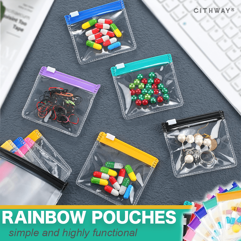 Cithway®  Reusable Zippered Mini Pouches (SET of 7)