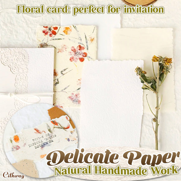 Cithway™ Pressed Flower DIY Papermaking Set