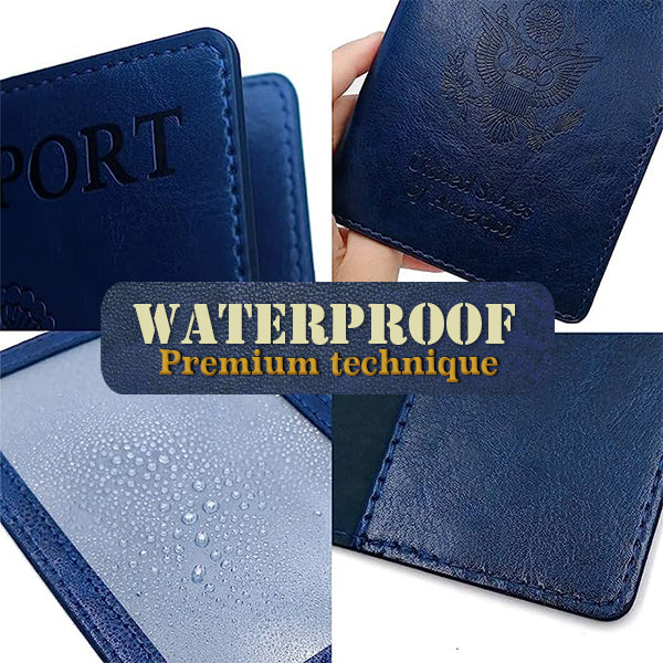 Easy-Travel Leather Passport Holder