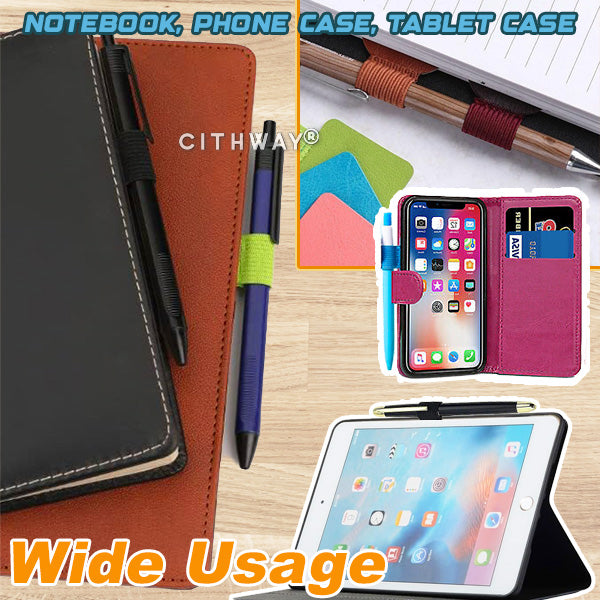 Cithway® Self-Adhesive Notebook Loop Pen Holder