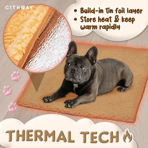 Cithway™ Self-Heating Cozy Pet Blanket Kennel