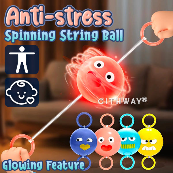 Cithway® Anti-stress Glowing Spinning String Ball