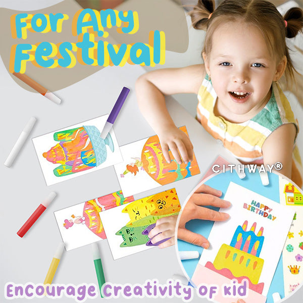 Cithway® Rainbow Scratch DIY Painting Kit