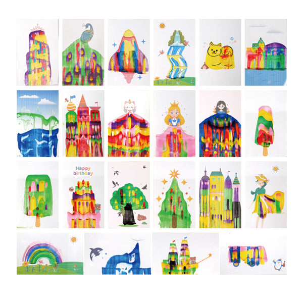 Cithway® Rainbow Scratch DIY Painting Kit