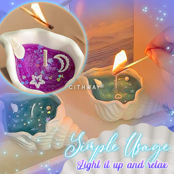 Cithway® Aromatherapy Conch Shell Wax Candle