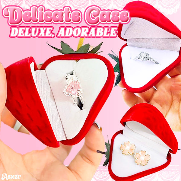 Aexzr™ Strawberry 3D Jewelry Case