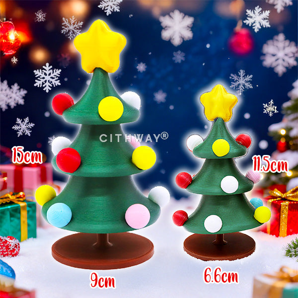 Cithway® Stackable Spinning Christmas Tree Table Decor